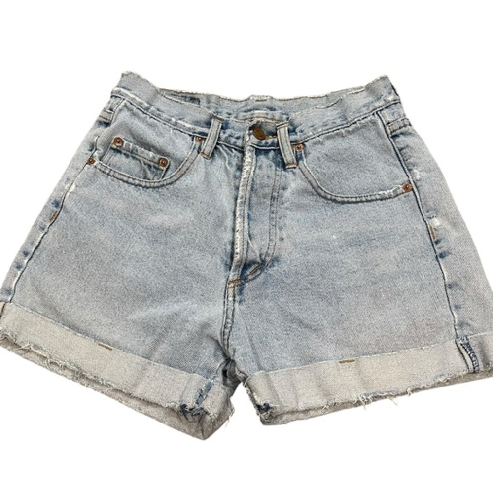 Vintage Pepe | Denim Women's Shorts Worn in look!! 25” waist - High Waisted sz 1